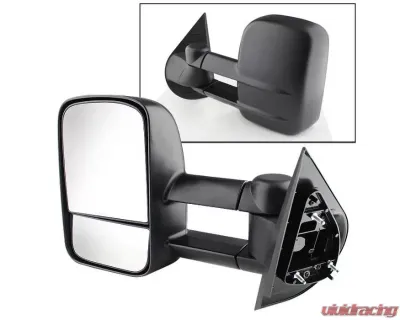 Xtune Left Driver Side Manual Extendable Manual Adjust Mirror Chevrolet | GMC 2007-2013 - MIR-CSIL07-MA-L