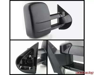 Xtune Right Passenger Side Manual Extendable Manual Adjust Mirror Chevrolet | GMC 2007-2013 - MIR-CSIL07-MA-R