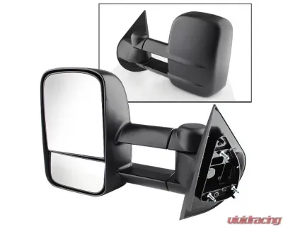 Xtune Left Driver Side Manual Extendable Power Heated Adjust Mirror Chevrolet | GMC 2007-2013 - MIR-CSIL07-PW-L