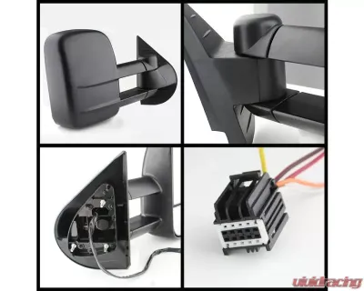 Xtune Right Passenger Side Manual Extendable Power Heated Adjust Mirror Chevrolet | GMC 2007-2013 - MIR-CSIL07-PW-R