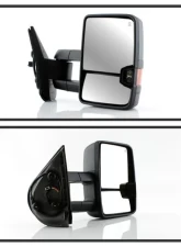 Xtune G2 Power Heated Amber LED Signal Telescoping Mirror Set Chevrolet Silverado 2007-2013                                     - MIR-CSIL07S-G2-PWH-AM-SET - Image 2