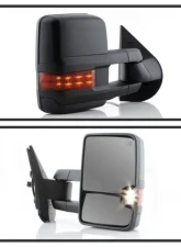 Xtune G2 Power Heated Amber LED Signal Telescoping Mirror Set Chevrolet Silverado 2007-2013                                     - MIR-CSIL07S-G2-PWH-AM-SET - Image 8