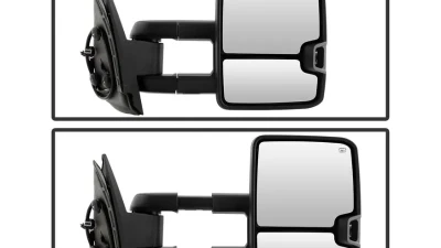 Xtune G3 Power Heated Amber LED Signal Telescoping Mirror Chrome Cover Set Chevrolet Silverado 2007-2013                                     - MIR-CSIL07S-G3C-PWH-AM-SET - Image 5