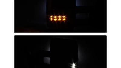 Xtune G3 Power Heated Amber LED Signal Telescoping Mirror Chrome Cover Set Chevrolet Silverado 2007-2013                                     - MIR-CSIL07S-G3C-PWH-AM-SET - Image 6