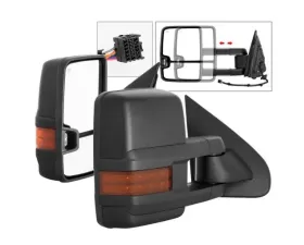 Xtune G2 Power Heated Amber LED Signal Telescoping Mirror Set Chevrolet Silverado 2014-2016