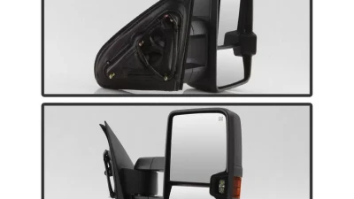 Xtune G2 Power Heated Amber LED Signal Telescoping Mirror Set Chevrolet Silverado 2014-2016                                     - MIR-CSIL14S-G2-PWH-AM-SET - Image 2