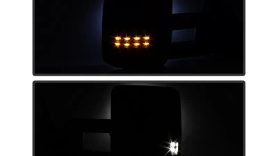 Xtune G2 Power Heated Amber LED Signal Telescoping Mirror Set Chevrolet Silverado 2014-2016                                     - MIR-CSIL14S-G2-PWH-AM-SET - Image 6