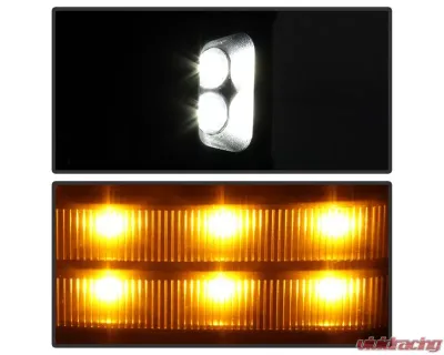 Xtune G2 Power Heated Amber LED Signal Telescoping Mirror Set Chevrolet Silverado 2014-2016 - MIR-CSIL14S-G2-PWH-AM-SET