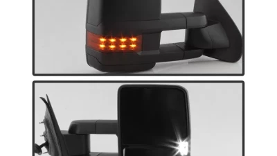 Xtune G2 Power Heated Amber LED Signal Telescoping Mirror Set Chevrolet Silverado 2014-2016                                     - MIR-CSIL14S-G2-PWH-AM-SET - Image 8