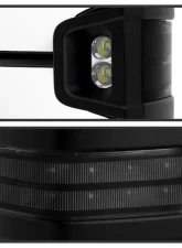 Xtune G2 Power Heated Smoke LED Signal Telescoping Mirror Set Chevrolet Silverado 2014-2016                                     - MIR-CSIL14S-G2-PWH-SM-SET - Image 3
