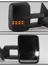 Xtune G2 Power Heated Smoke LED Signal Telescoping Mirror Set Chevrolet Silverado 2014-2016                                     - MIR-CSIL14S-G2-PWH-SM-SET - Image 8