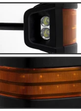 Xtune G3 Power Heated Amber LED Signal Telescoping Mirror Chrome Cover Set Chevrolet Silverado 2014-2016                                     - MIR-CSIL14S-G3C-PWH-AM-SET - Image 3