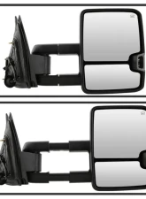 Xtune G3 Power Heated Amber LED Signal Telescoping Mirror Chrome Cover Set Chevrolet Silverado 2014-2016                                     - MIR-CSIL14S-G3C-PWH-AM-SET - Image 5