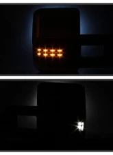 Xtune G3 Power Heated Amber LED Signal Telescoping Mirror Chrome Cover Set Chevrolet Silverado 2014-2016                                     - MIR-CSIL14S-G3C-PWH-AM-SET - Image 6