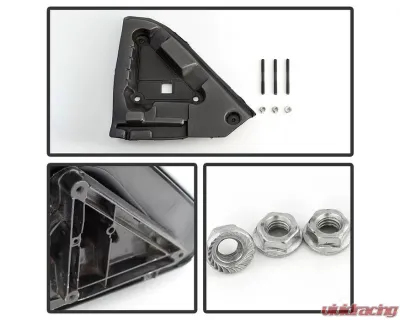 Xtune Left Driver Side Manual Extendable Manual Adjust Mirror Dodge Ram 1500 | 2500 | 3500 2002-2009 - MIR-DRAM02-MA-L