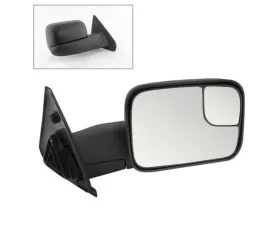 Xtune Right Passenger Side Manual Extendable Manual Adjust Mirror Dodge Ram 1500 | 2500 | 3500 2002-2009