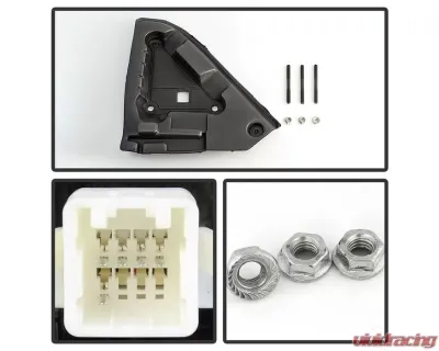 Xtune Left Driver Side Manual Extendable Power Heated Adjust Mirror Dodge Ram 1500 | 2500 | 3500 2002-2009 - MIR-DRAM02-PW-L