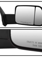 Xtune G2 Manual Extendable Manual Heated Adjust Mirror Set Dodge Ram 1500 | 2500 | 3500 2002-2009                                     - MIR-DRAM02S-G2-MA-SET - Image 5