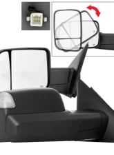 Xtune G2 Manual Extendable Power Heated Adjust Mirror Set Dodge Ram 1500 | 2500 | 3500 2002-2009                                     - MIR-DRAM02S-G2-PW-SET - Image 10