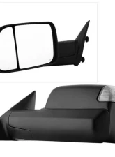 Xtune Left Driver Side Manual Extendable Power Heated Adjust Mirror with LED Signal Black Housing Dodge Ram | Ram 2009-2012                                     - MIR-DRAM09S-PWH-L - Image 11