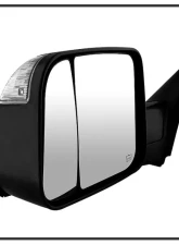Xtune Left Driver Side Manual Extendable Power Heated Adjust Mirror with LED Signal Black Housing Dodge Ram | Ram 2009-2012                                     - MIR-DRAM09S-PWH-L - Image 4