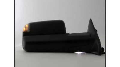 Xtune Right Passenger Side Manual Extendable Power Heated Adjust Mirror with LED Signal Black Housing Dodge Ram | Ram 2009-2012                                     - MIR-DRAM09S-PWH-R - Image 9