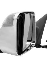 Xtune Left Driver Side Manual Extendable Power Heated Adjust Mirror with LED Signal Chrome Housing Dodge Ram | Ram 2009-2012                                     - MIR-DRAM10-PW-L - Image 4