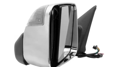 Xtune Left Driver Side Manual Extendable Power Heated Adjust Mirror with LED Signal Chrome Housing Dodge Ram | Ram 2009-2012                                     - MIR-DRAM10-PW-L - Image 4