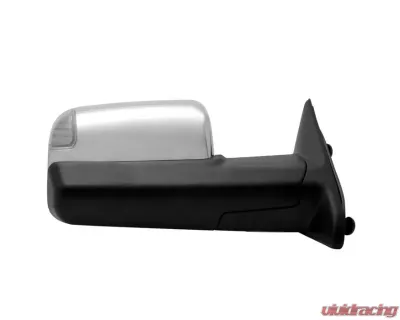 Xtune Right Passenger Side Manual Extendable Power Heated Adjust Mirror with LED Signal Chrome Housing Dodge Ram | Ram 2009-2012 - MIR-DRAM10-PW-R