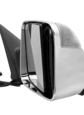 Xtune Right Passenger Side Manual Extendable Power Heated Adjust Mirror with LED Signal Chrome Housing Dodge Ram | Ram 2009-2012                                     - MIR-DRAM10-PW-R - Image 4