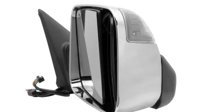 Xtune Right Passenger Side Manual Extendable Power Heated Adjust Mirror with LED Signal Chrome Housing Dodge Ram | Ram 2009-2012                                     - MIR-DRAM10-PW-R - Image 4