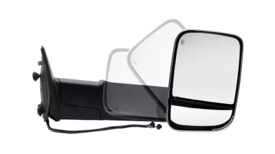 Xtune Right Passenger Side Manual Extendable Power Heated Adjust Mirror with LED Signal Chrome Housing Dodge Ram | Ram 2009-2012                                     - MIR-DRAM10-PW-R - Image 7