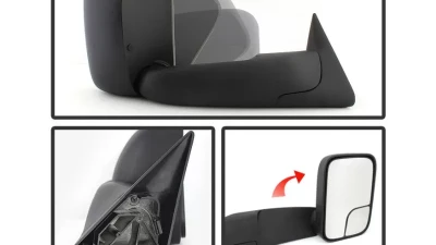 Xtune Right Passenger Side Manual Extendable Manual Adjust Mirror Dodge Ram 1500 | 2500 | 3500 1994-2002                                     - MIR-DRAM94-MA-R - Image 2