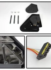 Xtune Left Driver Side Manual Extendable Power Adjust Mirror Dodge Ram 1500 | 2500 | 3500 1994-1997                                     - MIR-DRAM94-PW-L - Image 3