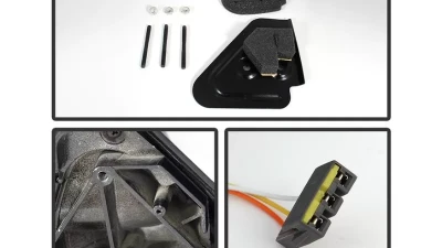 Xtune Left Driver Side Manual Extendable Power Adjust Mirror Dodge Ram 1500 | 2500 | 3500 1994-1997                                     - MIR-DRAM94-PW-L - Image 3