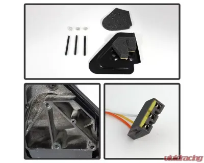 Xtune Left Driver Side Manual Extendable Power Adjust Mirror Dodge Ram 1500 | 2500 | 3500 1994-1997 - MIR-DRAM94-PW-L