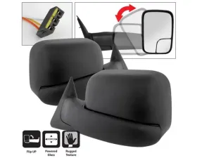 Xtune Left and Right Manual Extendable Power Adjust Mirror Dodge Ram 1500 | 2500 | 3500 1994-1997