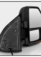 Xtune G4 Manual Smoke Sequential LED Signal Telescoping Mirrors Set Ford Superduty 2008-2015                                     - MIR-FDSD08S-G4-MA-RSM-SET - Image 2