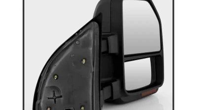 Xtune G4 Manual Smoke Sequential LED Signal Telescoping Mirrors Set Ford Superduty 2008-2015                                     - MIR-FDSD08S-G4-MA-RSM-SET - Image 2