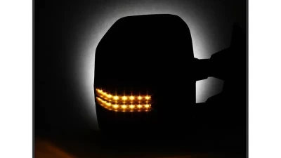 Xtune G4 Power Heated Adjust Mirror Sequential LED Signal Smoke Set Ford Superduty 2008-2015                                     - MIR-FDSD08S-G4-PW-RSM-SET - Image 7