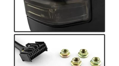 Xtune G4 Power Heated Adjust Mirror LED Signal Smoke Set Ford Superduty 2008-2015                                     - MIR-FDSD08S-G4-PW-SM-SET - Image 5