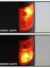 Xtune Left Driver Side Manual Extendable Manual Adjust Mirror with LED Signal Amber Ford Superduty 1999-2014                                     - MIR-FDSD08S-MA-AM-L - Image 8