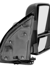 Xtune Right Passenger Side Manual Extendable Manual Adjust Mirror with LED Signal Amber Ford Superduty 1999-2014                                     - MIR-FDSD08S-MA-AM-R - Image 2