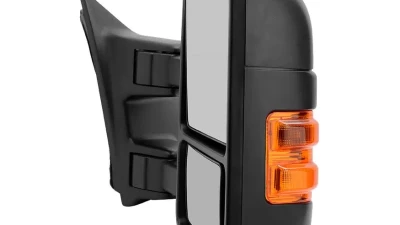Xtune Right Passenger Side Manual Extendable Manual Adjust Mirror with LED Signal Amber Ford Superduty 1999-2014                                     - MIR-FDSD08S-MA-AM-R - Image 4
