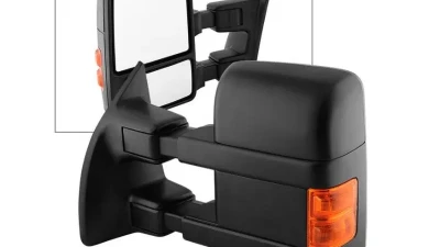 Xtune Left Driver Side Manual Extendable Power Heated Adjust Mirror with LED Signal Amber Ford Superduty 2008-2014                                     - MIR-FDSD08S-PW-AM-L - Image 9