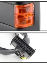 Xtune Left Driver Side Manual Extendable Power Heated Adjust Mirror with LED Signal Amber Ford Superduty 2008-2014                                     - MIR-FDSD08S-PW-AM-L - Image 3