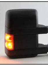 Xtune Right Passenger Side Manual Extendable Power Heated Adjust Mirror with LED Signal Amber Ford Superduty 2008-2014                                     - MIR-FDSD08S-PW-AM-R - Image 7