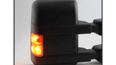 Xtune Right Passenger Side Manual Extendable Power Heated Adjust Mirror with LED Signal Amber Ford Superduty 2008-2014                                     - MIR-FDSD08S-PW-AM-R - Image 7