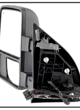 Xtune Left and Right Manual Extendable Power Heated Adjust Mirror with LED Signal Amber Ford Superduty 2008-2015                                     - MIR-FDSD08S-PW-AM-SET - Image 5