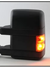 Xtune Left and Right Manual Extendable Power Heated Adjust Mirror with LED Signal Amber Ford Superduty 2008-2015                                     - MIR-FDSD08S-PW-AM-SET - Image 7